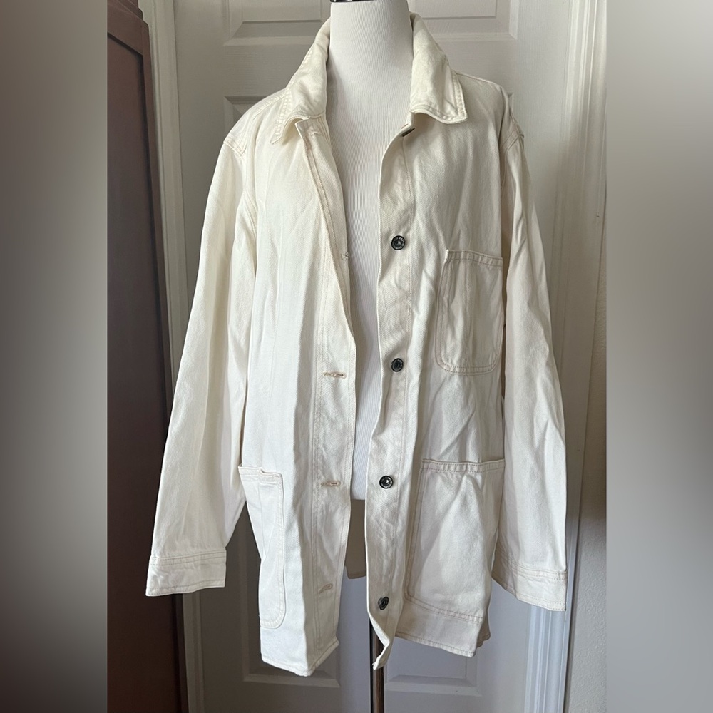 White Jean Jacket - Women’s 2x